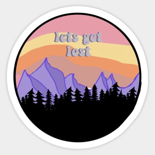 Get Lost Sticker